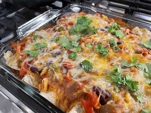 Enchiladas, house recipe